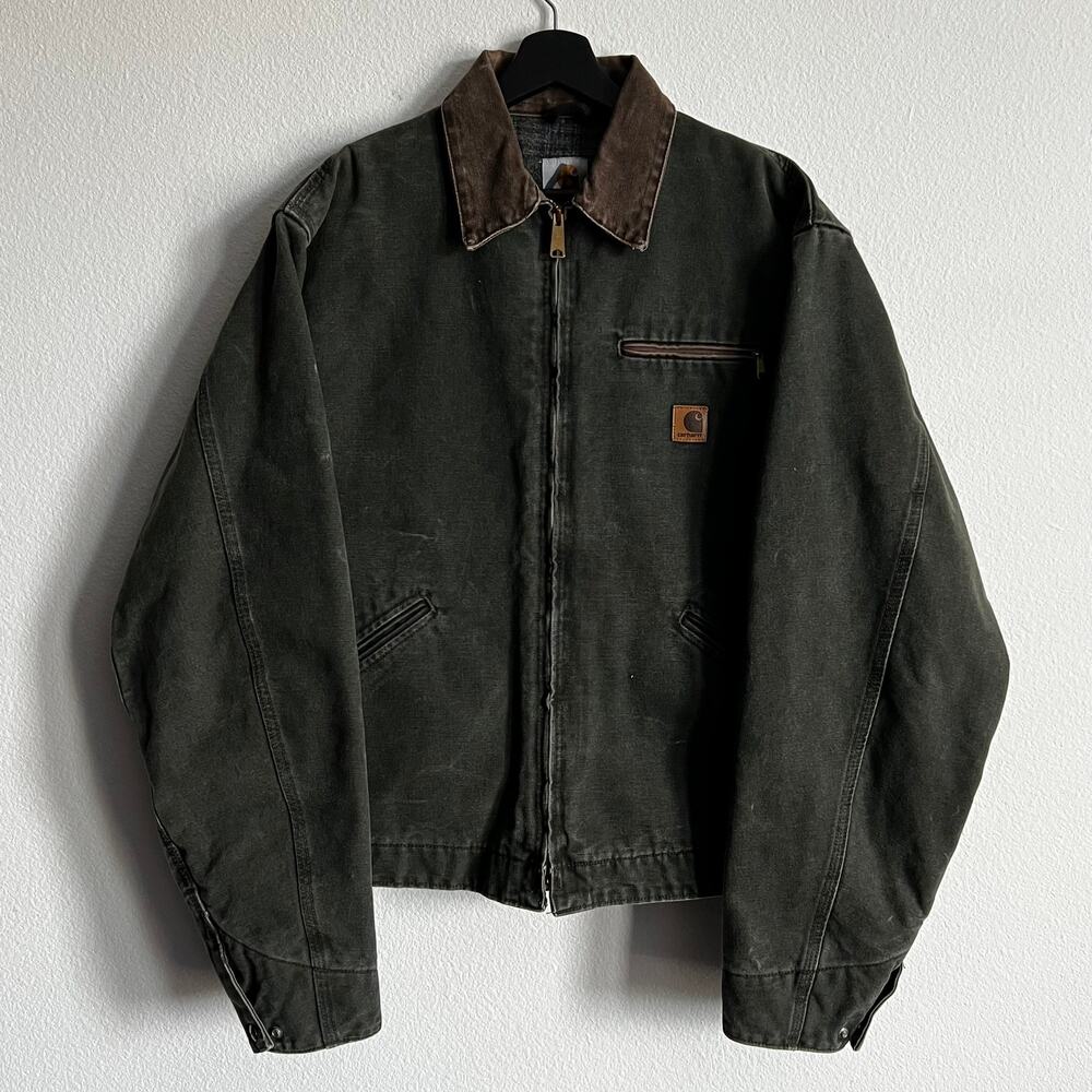 Carhartt J97 MOS green Detroit work wear jacket